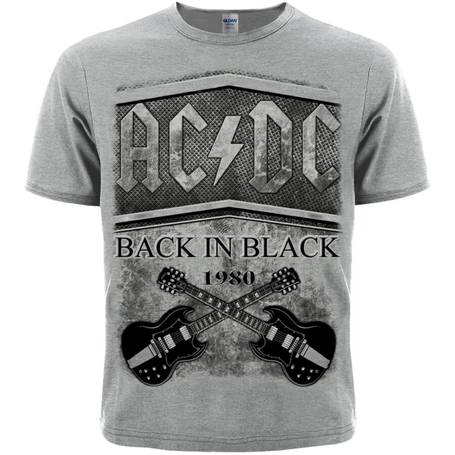 Футболка AC/DC "Back In Black" від компанії "Стіляжка" інтернет магазин - фото 1