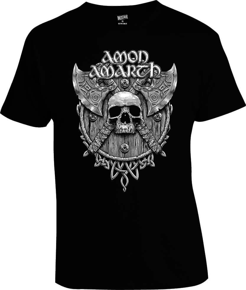 Футболка Amon Amarth Skull And Axes від компанії "Стіляжка" інтернет магазин - фото 1