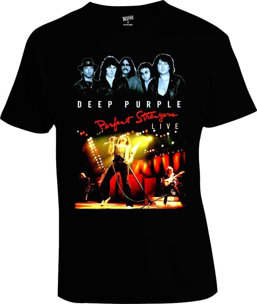 Футболка Deep Purple Perfect Stranger Live Black від компанії "Стіляжка" інтернет магазин - фото 1