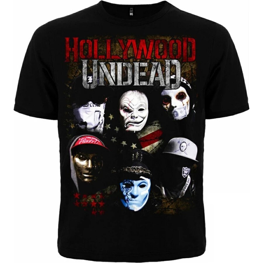 Футболка Hollywood Undead від компанії "Стіляжка" інтернет магазин - фото 1