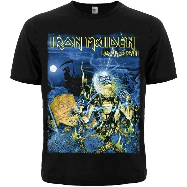 Футболка Iron Maiden "Live After Death" від компанії "Стіляжка" інтернет магазин - фото 1