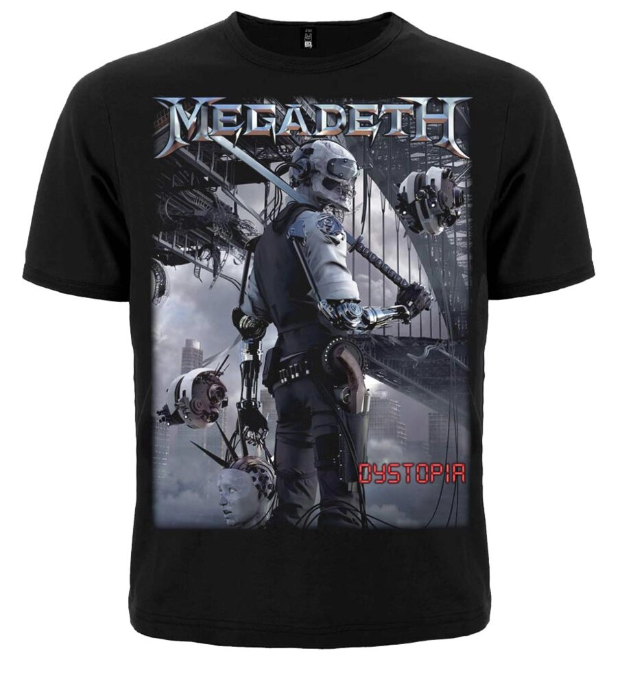 ФУТБОЛКА MEGADETH DYSTOPIA від компанії "Стіляжка" інтернет магазин - фото 1