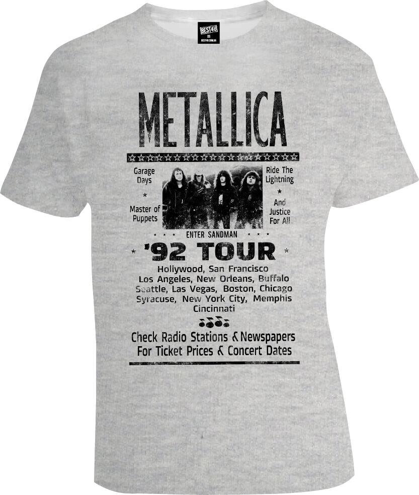 Футболка Metallica 92 Tour від компанії "Стіляжка" інтернет магазин - фото 1