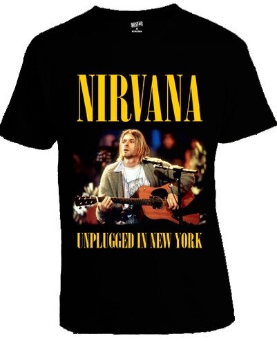 Футболка Nirvana Unplugged In New York від компанії "Стіляжка" інтернет магазин - фото 1