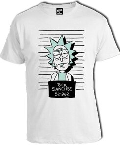 Футболка Rick and Morty Rick Sanchez (біла)