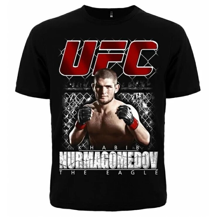 Футболка UFC: Хабіб Нурмагомедов (Khabib Nurmagomedov) від компанії "Стіляжка" інтернет магазин - фото 1