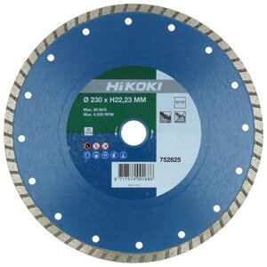 Алмазний диск 115x22x6 для обробки різних матеріалів (бетон цегла камінь) LASER Hitachi / HiKOKI 752821