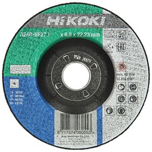 Шліфувальний диск по металу 115х6х22мм Hitachi 752551 / Hikoki 4100231