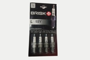 Свічки запалювання 2101-2107 (L15Y) BRISK SUPER (блістер) (к-т 4 шт.)