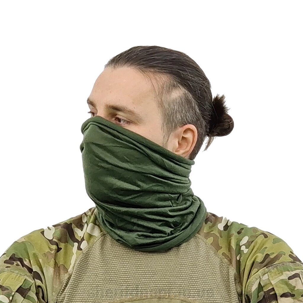 Баф річний KOMBAT UK Tactical Snood (Oliva), kb-ts-olgr від компанії ВОЄНТОРГ Шериф - фото 1