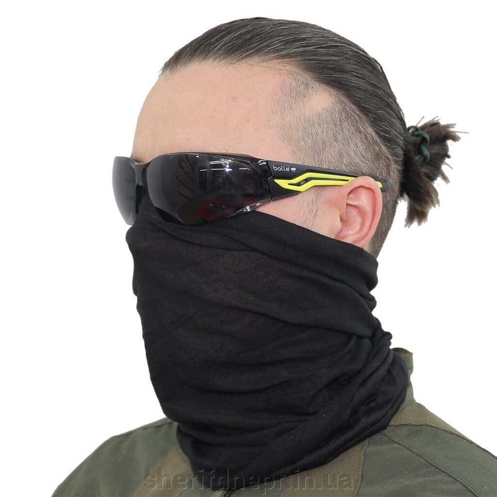 Баф Tactical Snood, чорний від компанії ВОЄНТОРГ Шериф - фото 1