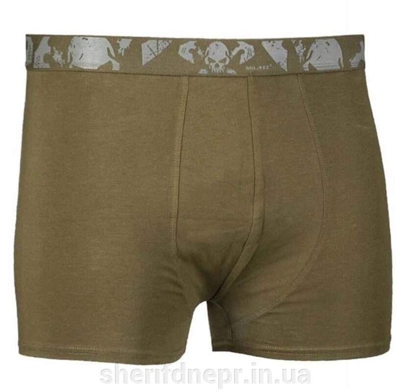 Боксери труси (2 шт в комплекті) Sturm Mil-Tec Boxer Shorts Skull Olive 11200101 від компанії ВОЄНТОРГ Шериф - фото 1