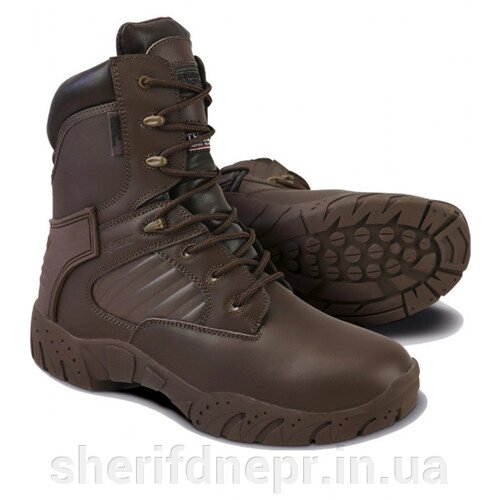 Тактичні черевики kombat uk tactical pro All Leather Brown 15008 від компанії ВОЄНТОРГ Шериф - фото 1