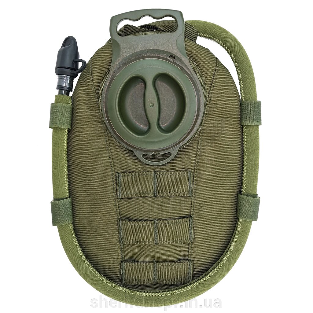 Гідратор тактичний KOMBAT UK Molle Aqua Bladder оливковий від компанії ВОЄНТОРГ Шериф - фото 1