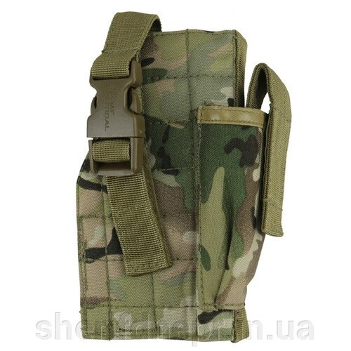 Кобура Multicam KOMBAT UK Molle Gun Holster with Mag Pouch від компанії ВОЄНТОРГ Шериф - фото 1