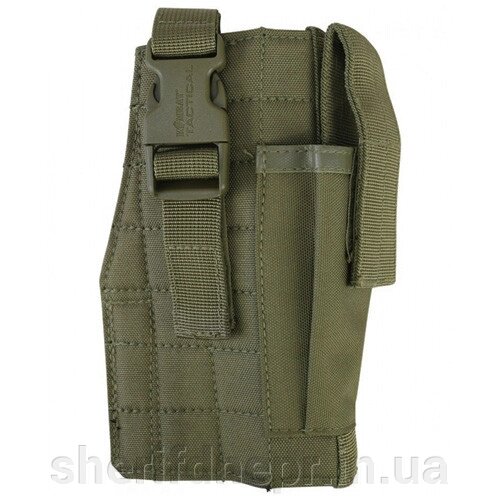 Кобура на Molle KOMBAT UK Molle Gun Holster with Mag Pouch Coyote kb-mgh-coy від компанії ВОЄНТОРГ Шериф - фото 1