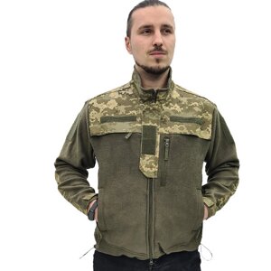 Куртка флісова тактична Milt 3/4 Olive (M-TM) р 52-54/4