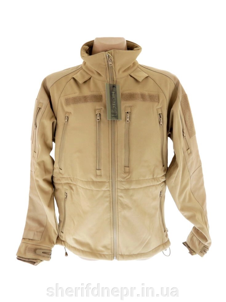 Куртка тактична MIL-TEC SoftShell Coyote, 10859005 від компанії ВОЄНТОРГ Шериф - фото 1