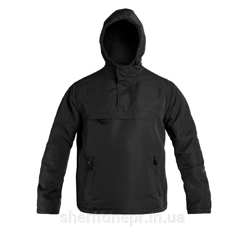 Куртка тактична - анорак Brandit Luke Windbreaker Black від компанії ВОЄНТОРГ Шериф - фото 1