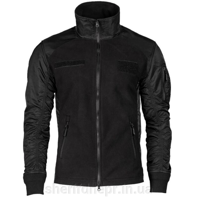 Куртка тактична флісова Mil-Tec USAF Jacket  BLACK від компанії ВОЄНТОРГ Шериф - фото 1