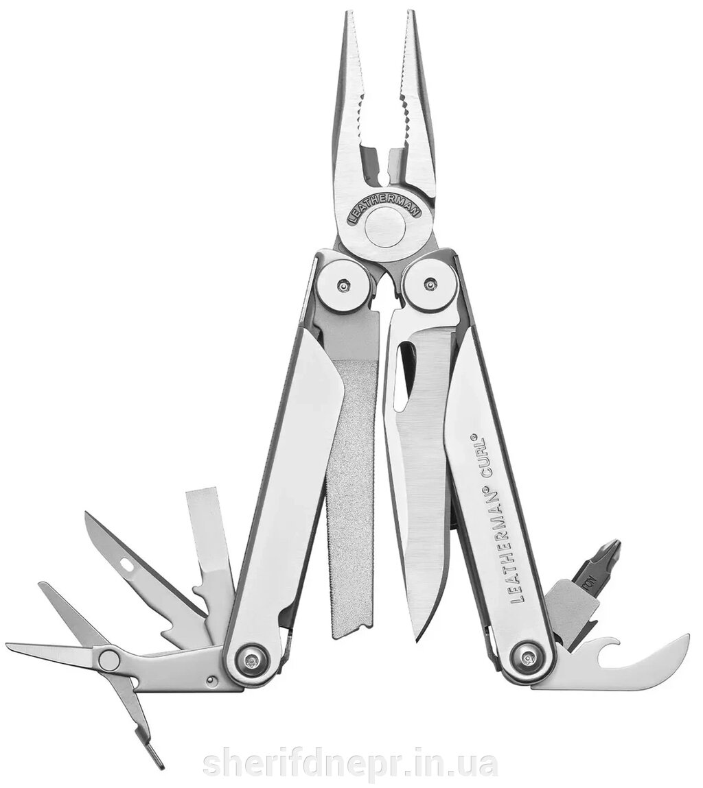 Мультитул Leatherman Curl, синтетичний чохол ID-832932, від компанії ВОЄНТОРГ Шериф - фото 1