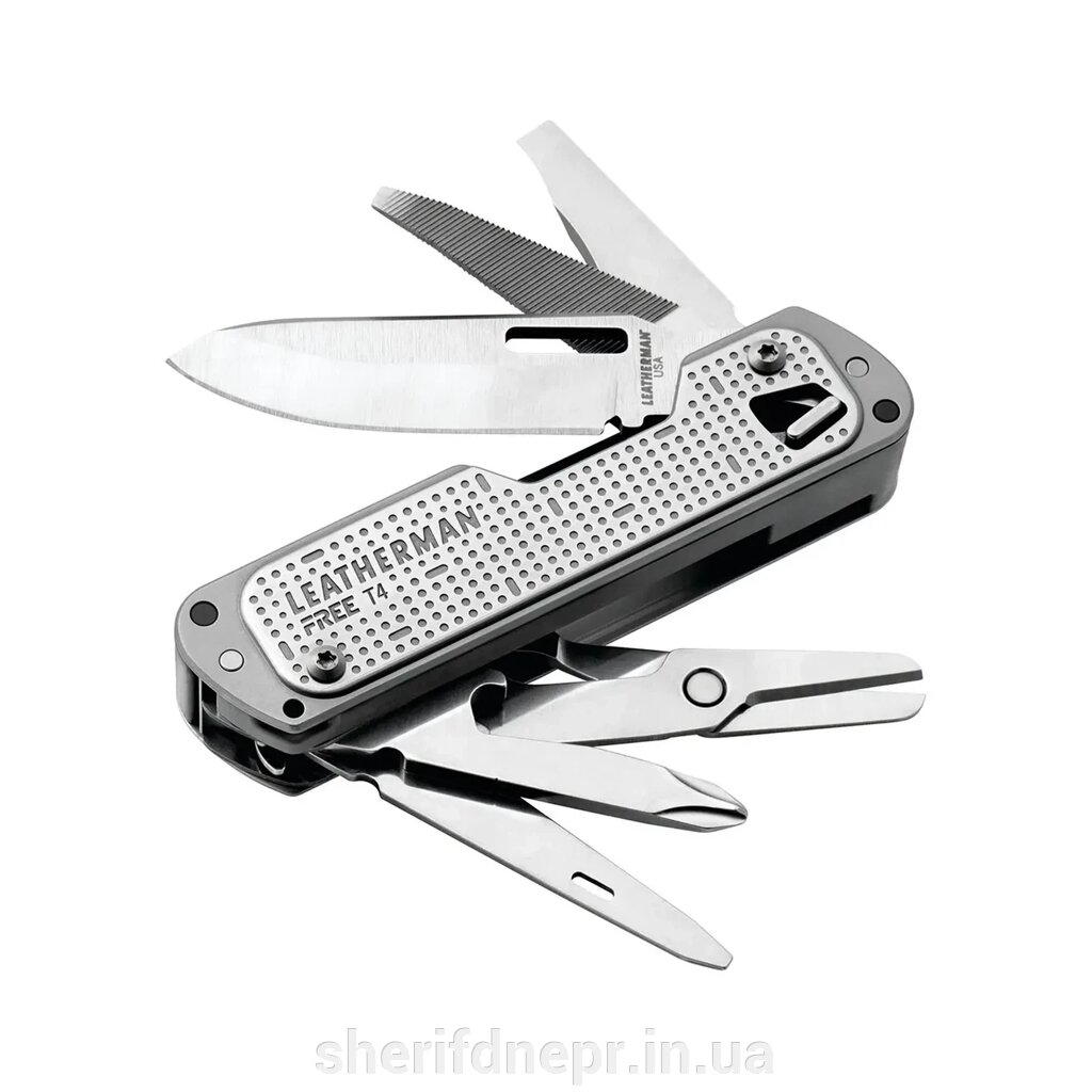 Мультитул Leatherman Free T4 832686 від компанії ВОЄНТОРГ Шериф - фото 1