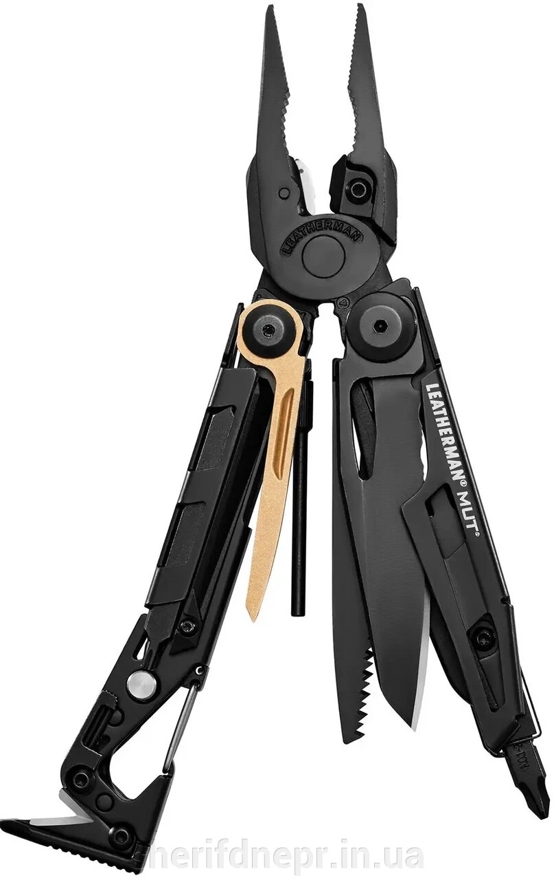 Мультитул Leatherman MUT Black, чохол Molle Green 833084 від компанії ВОЄНТОРГ Шериф - фото 1