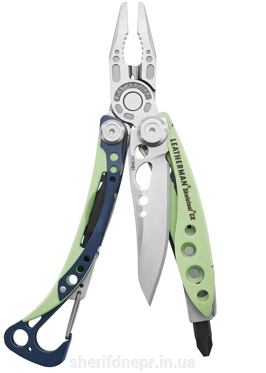 Мультитул Leatherman Skeletool CX Verdant ID-833123 від компанії ВОЄНТОРГ Шериф - фото 1