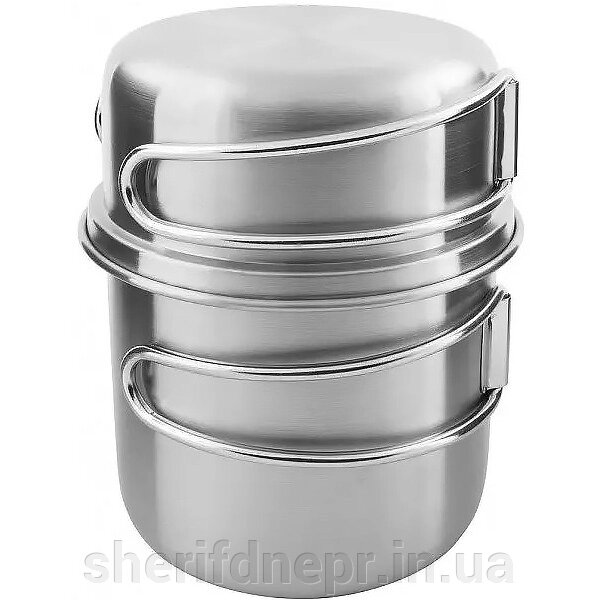 Набір кухлів Tatonka Handle Mug 500 Set, Silver від компанії ВОЄНТОРГ Шериф - фото 1