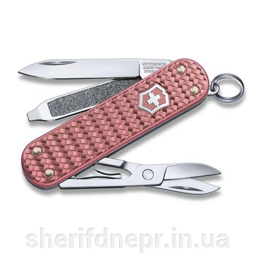 Ніж Victorinox Classic SD Precious Alox Gentle Rose 0.6221.405G від компанії ВОЄНТОРГ Шериф - фото 1