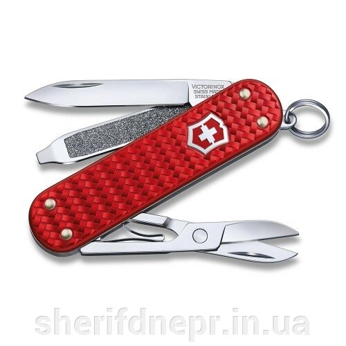 Ніж Victorinox Classic SD Precious Alox Iconic Red 0.6221.401G від компанії ВОЄНТОРГ Шериф - фото 1