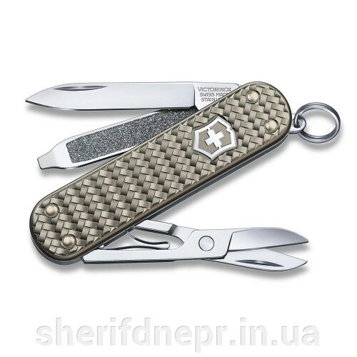 Ніж Victorinox Classic SD Precious Alox Infinite Grey 0.6221.4031G від компанії ВОЄНТОРГ Шериф - фото 1