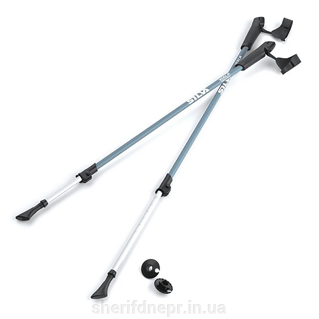 Палиці для скандинавської ходьби Silva Walking Poles Aluminum від компанії ВОЄНТОРГ Шериф - фото 1