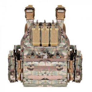 Тактичний Жилет із підсумками Plate Carrier Multicam YAKEDA