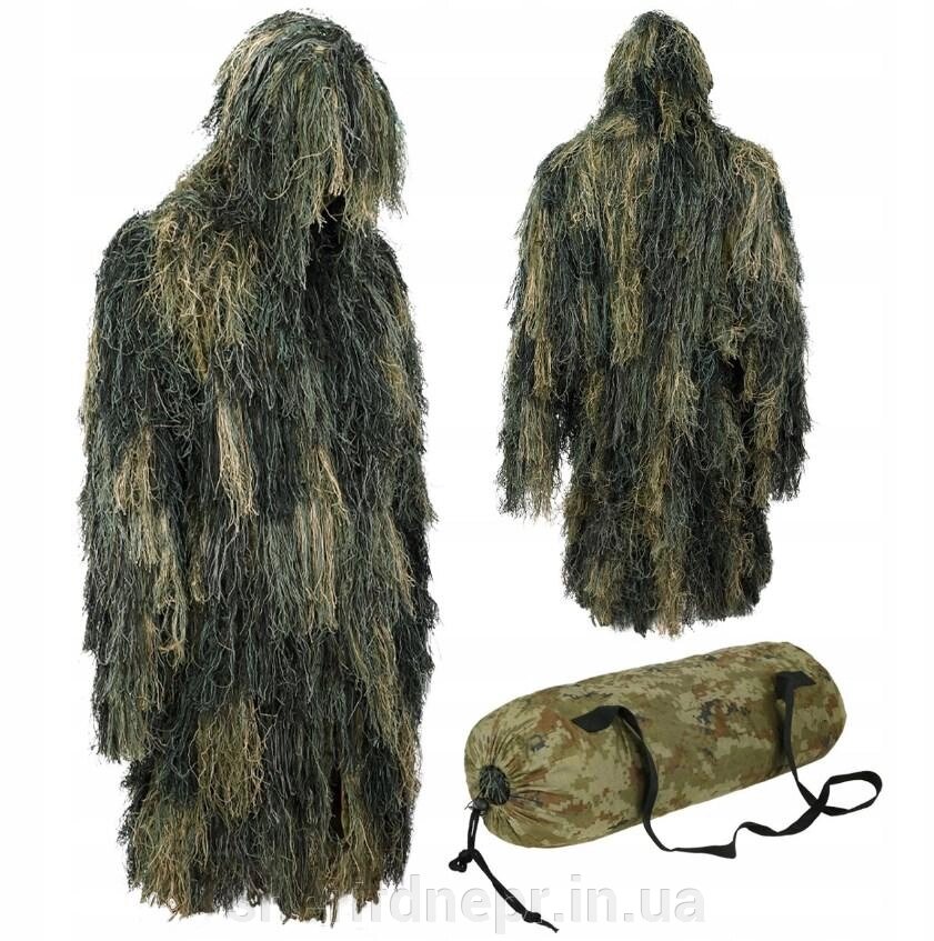 Маскувальний костюм для снайпера (маскхалатах) Ghille Parka MIL-TEC Woodland 11962120 - переваги