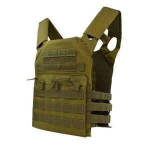 Тактична Плитоноска PLATE CARRIER жилет під бронепластини Olive 12602