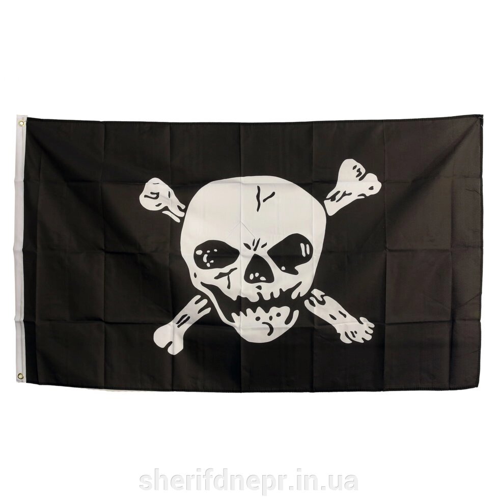 Прапор піратський Jolly Roger MIL-TEC 16786000 - ВОЄНТОРГ Шериф