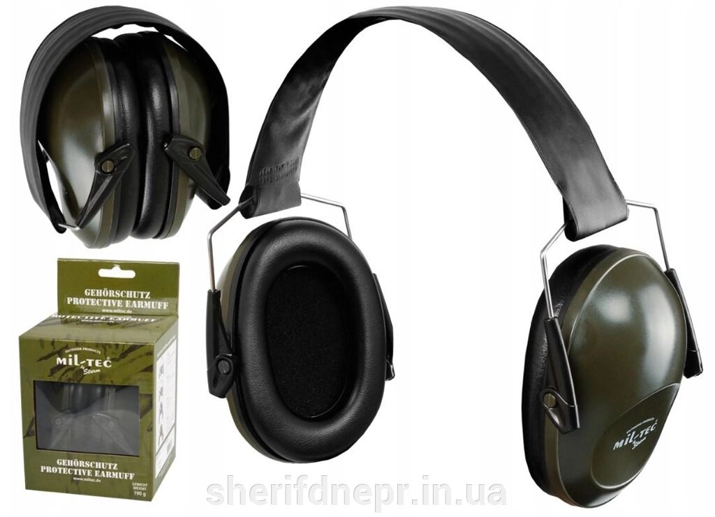 Навушники пасивні Olive MIL-TEC 16242001 - переваги
