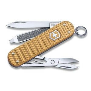 Ніж Victorinox Classic SD Precious Alox Brass Gold 0.6221.408G