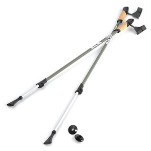 Палиці для скандинавської ходьби Silva Walking Poles Aluminum Cork, 104-140 см, Grey