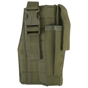 Кобура на Molle KOMBAT UK Molle Gun Holster with Mag Pouch Coyote kb-mgh-coy