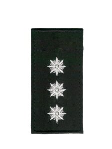 Погон Старший лейтенант поліції на липучці (1шт) 10352