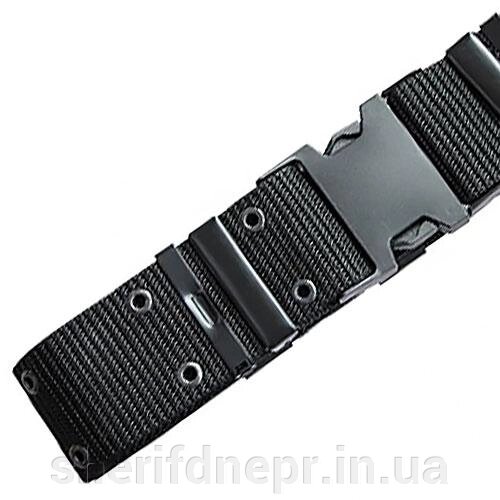 Ремінь KOMBAT UK Quick Release Belt, чорний 5х102 см kb-qrb-blk від компанії ВОЄНТОРГ Шериф - фото 1