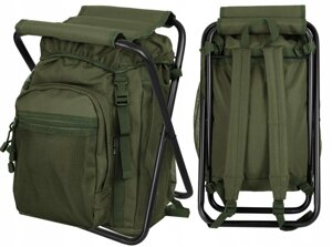 Рюкзак туристичний з розкладним стільчиком 20л MIL-TEC Olive, 14059001