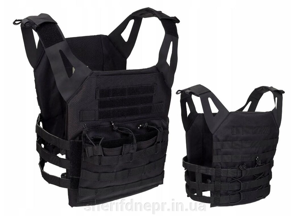 Тактична Плитоноска - жилет із системою MOLLE Mil-Tec Vest GEN. II 13463202 від компанії ВОЄНТОРГ Шериф - фото 1