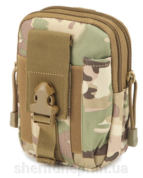 Тактична Сумка поясна Molle Multicam EDC  GG-0012M  12352 від компанії ВОЄНТОРГ Шериф - фото 1