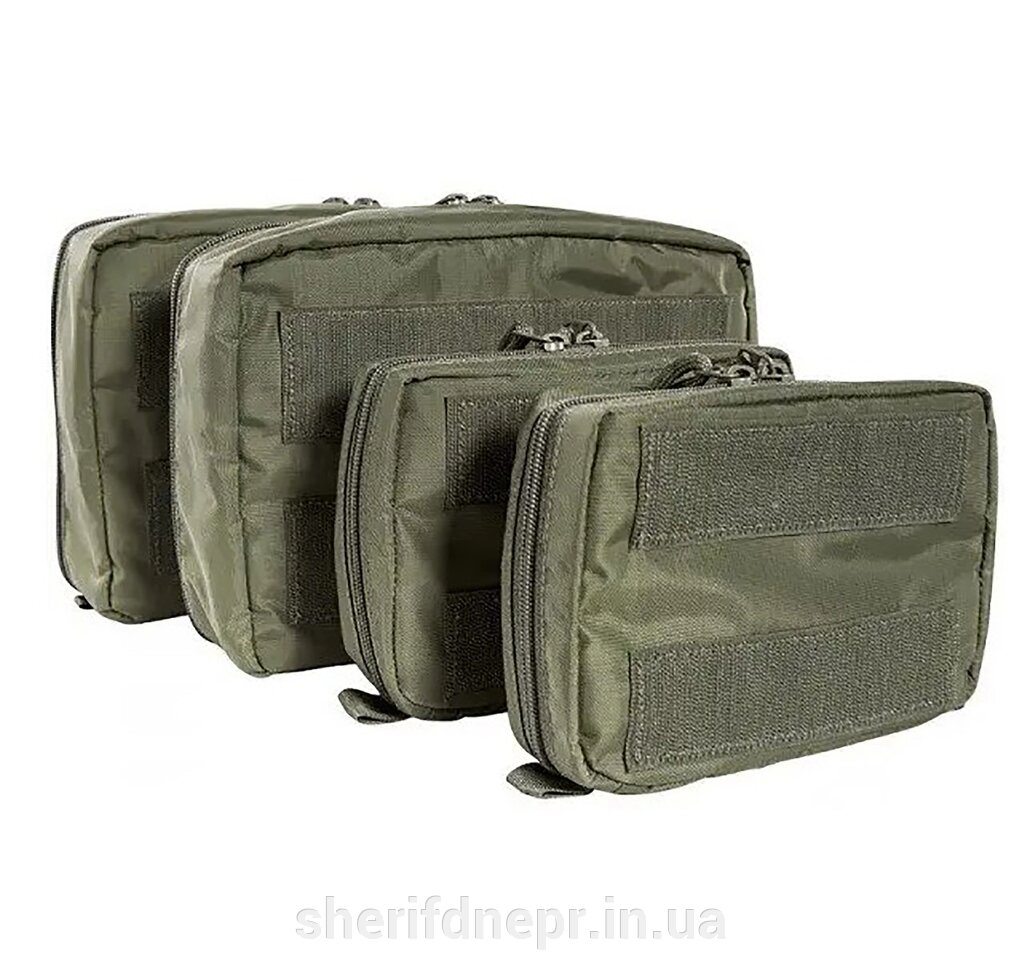 Тактичний набір медичних суден Tasmanian Tiger Medic Pouch Set, Olive від компанії ВОЄНТОРГ Шериф - фото 1