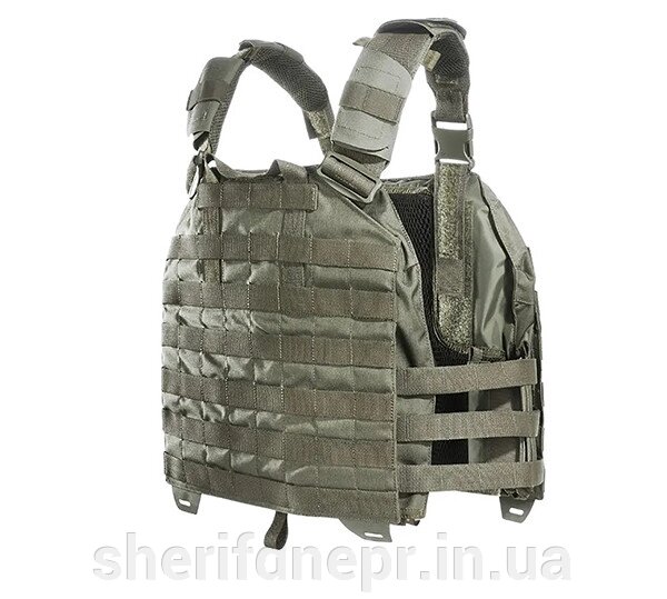 Тактичний розвантажувальний жилет Tasmanian Tiger Plate Carrier MKIV IRR, Stone Grey Olive, L/XL від компанії ВОЄНТОРГ Шериф - фото 1