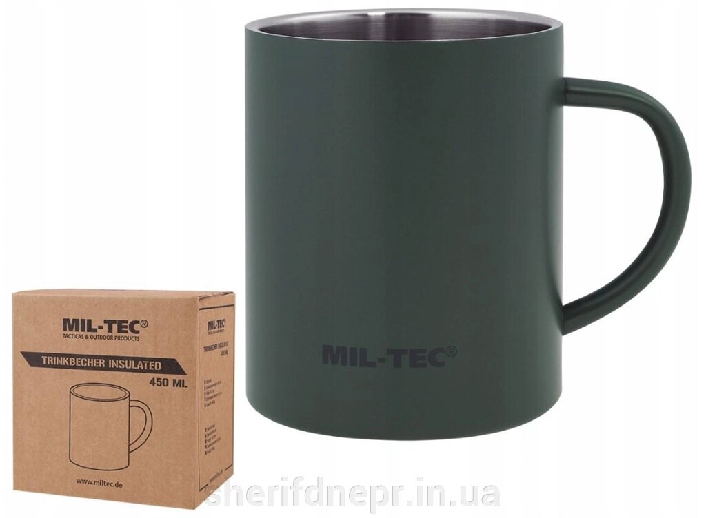 Термокружка MIL-TEC 450 ml 14603500 від компанії ВОЄНТОРГ Шериф - фото 1