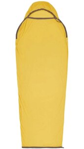 Вкладиш у спальник жовтий 177 см Sea to Summit Reactor Sleeping Bag Liner, Sulfur Yellow, Compact